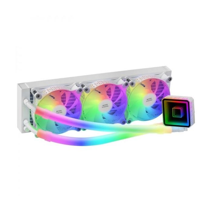 Mars Gaming ML-ULTRA360 Refrigeracion Liquida - 650W TDP - Tecnologia OPTI-CHAMBER - Iluminacion ARGB 360º - Ventiladores Silenc