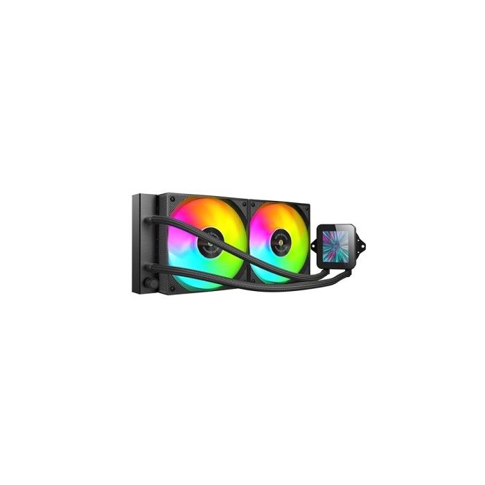 Mars Gaming ML-VISION240 Kit de Refrigeracion Liquida - Potencia 500W - Iluminacion ARGB - Bomba Opti-Chamber - Pantalla LCD - C