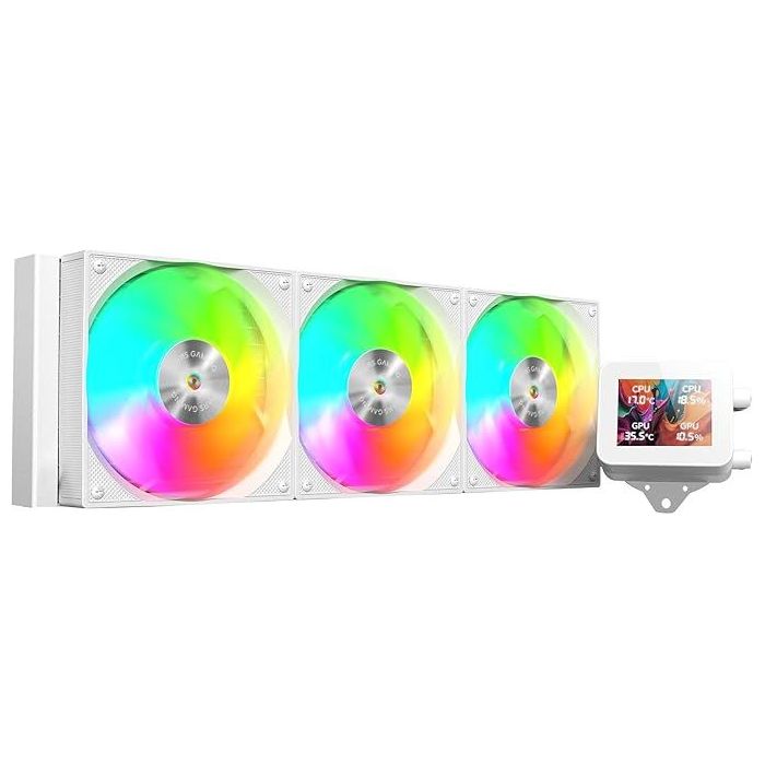 Mars Gaming ML-VISION360 Kit de Refrigeracion Liquida - Potencia 600W - Compatibilidad Universal - Iluminacion ARGB - Bomba Opti
