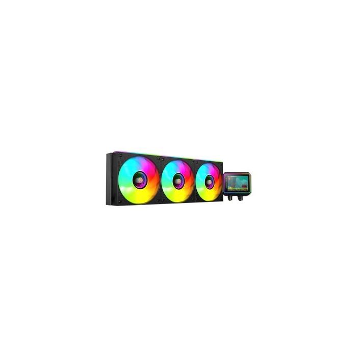 Mars Gaming ML-VISIONII360 Kit de Refrigeracion Liquida - Potencia 600W - Pantalla IPS 2.8  - Iluminacion ARGB - Bomba Opti-Cham