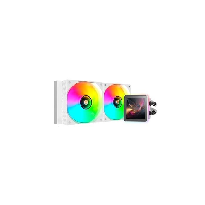 Mars Gaming ML-VISIONPRO240 Kit de Refrigeracion Liquida - Potencia 500W - Iluminacion ARGB - Bomba Opti-Chamber - Color Blanco