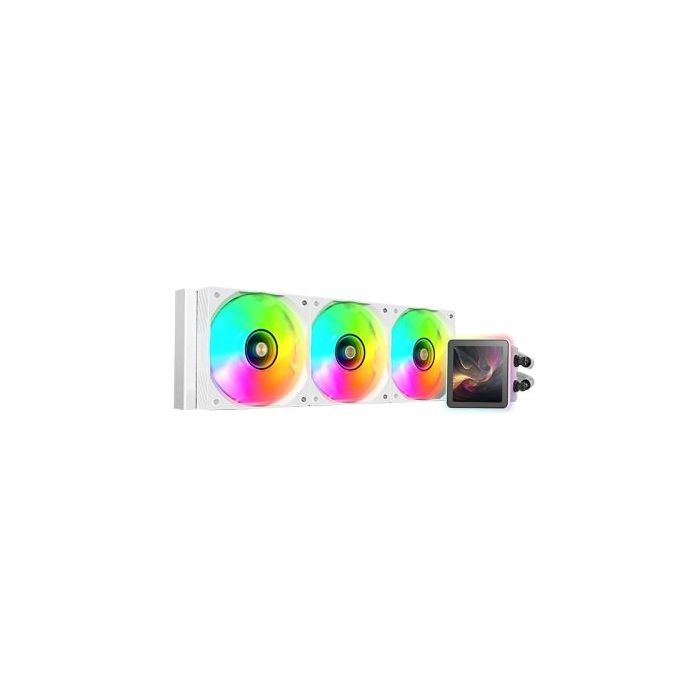 Mars Gaming ML-VISIONPRO360 Kit de Refrigeracion Liquida - Potencia 600W - Iluminacion ARGB - Bomba Opti-Chamber - Color Blanco
