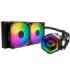 Cooler Master Masterliquid 240 Core II Lite ARGB Kit de Refrigeracion Liquida - Ventiladores Preinstalados - Tubos de 400mm - Il