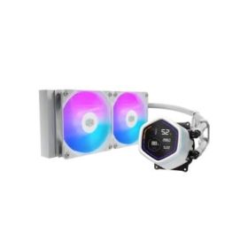 Cooler Master Masterliquid Core Nex Digital 240 ARGB Kit de Refrigeracion Liquida - Pantalla LED Digital 2,1  - Color Blanco