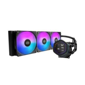 Cooler Master Masterliquid Core Nex Digital 360 ARGB Kit de Refrigeracion Liquida - Pantalla LED Digital 2,1  - Color Negro