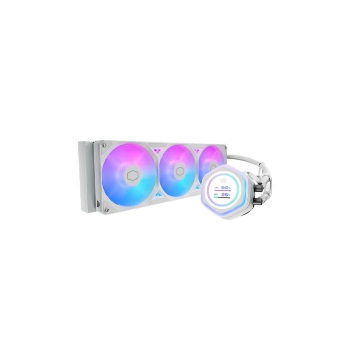 Cooler Master Masterliquid 360 Atmos II LCD ARGB Kit de Refrigeracion Liquida - Ventiladores Preinstalados - Dual Chamber - Pant