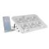 Mars Gaming MNBC23 Base de Refrigeracion - 6 Ventiladores LED Azul - Stand Ajustable - Estructura Robusta - Soporte Smartphone -