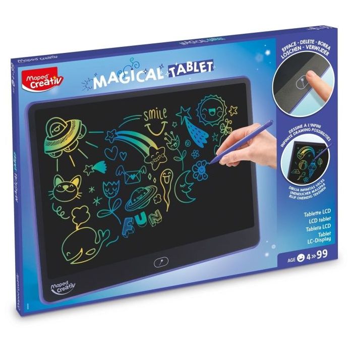 Maped Magical Tablet - Tableta LCD 16  de Gran Formato para Dibujar - Para Niños a partir de 4 Años