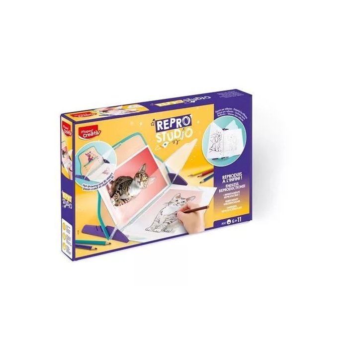 Maped Repro'Studio Kit de Dibujo Creativo, Tecnica de Imagen Especular - Para Niños a partir de 6 Años