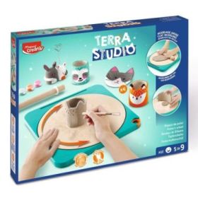 Maped Terra Studio Taller de Ceramica - Kit Infantil Completo y Facil de Usar - Para Niños a partir de 5 Años