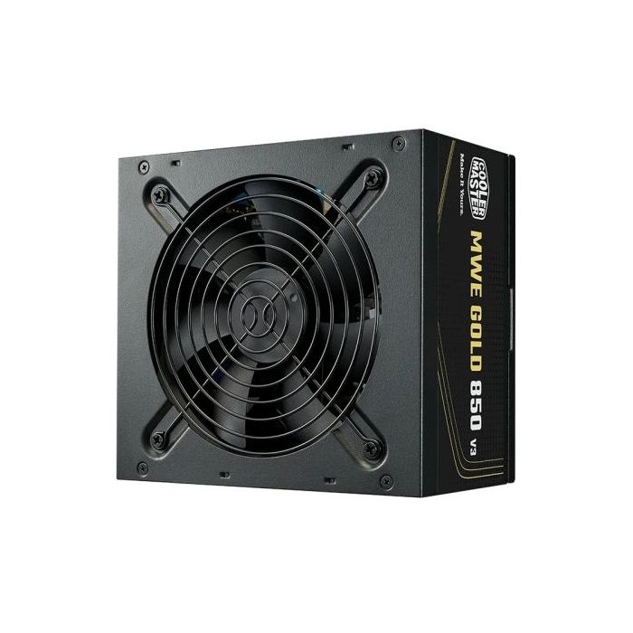 Cooler Master MWE V3 Fuente de Alimentacion 80+ Gold 850W - ATX 3.1 - 12V-2X6 - PFC Activo - No Modular