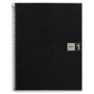 Miquel Rius Notebook1 Cuaderno de Espiral Formato A4 - 80 Hojas Microperforadas con 4 Taladros - Cuadricula 5x5 - Banda de las H