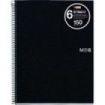 Miquel Rius Notebook6 Cuaderno de Espiral Formato A5 - 150 Hojas de 70gr Microperforadas con 2 Taladros - Cubiertas de Polipropi