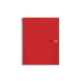 Miquel Rius Notebook6 Cuaderno de Espiral Formato A5 - 150 Hojas de 70gr Microperforadas con 2 Taladros - Cubiertas de Polipropi