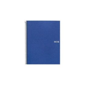 Miquel Rius Notebook6 Cuaderno de Espiral Formato A5 - 150 Hojas de 70gr Microperforadas con 2 Taladros - Cubiertas de Polipropi