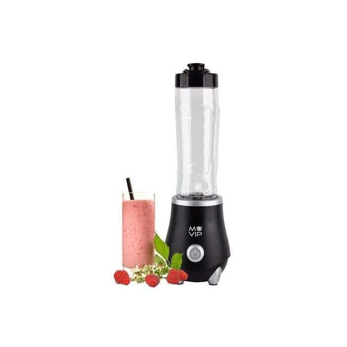 Muvip Batidora de Vaso 250W 600ml - Chuchillas de Acero Inoxidable - Bloqueo de Seguridad