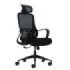 Oqonos Cherg 004 Silla de Oficina Ergonomica con Reposacabezas Cervical Ajustable, Respaldo de Malla Transpirable, Piston de Gas