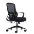 Oqonos Cherg 006 Silla de Oficina Ergonomica con Respaldo de Malla Transpirable, Piston de Gas Clase 4, Soporte Lumbar, Reposabr