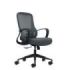 Oqonos Cherg 007 Silla de Oficina Ergonomica con Respaldo de Malla Transpirable, Piston de Gas Clase 4, Soporte Lumbar, Reposabr