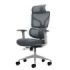 Oqonos Cherg 014 Silla de Oficina Ergonomica con Reposacabezas Cervical Ajustable, Respaldo y Asiento de Malla Elastica, Reposab