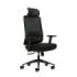 Oqonos Cherg 016 Silla de Oficina Ergonomica con Reposacabezas Cervical Ajustable, Tejido Impermeable, Mecanismo Autobalanceado,