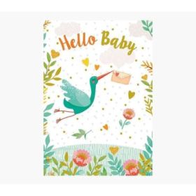 Pictura Tarjeta Zig-Zag - Tarjeta Coleccion Bebes - 15x22cm - Tematica Bebes - Tarjeta Triptica - Incluye Sobre Blanco - Papel c
