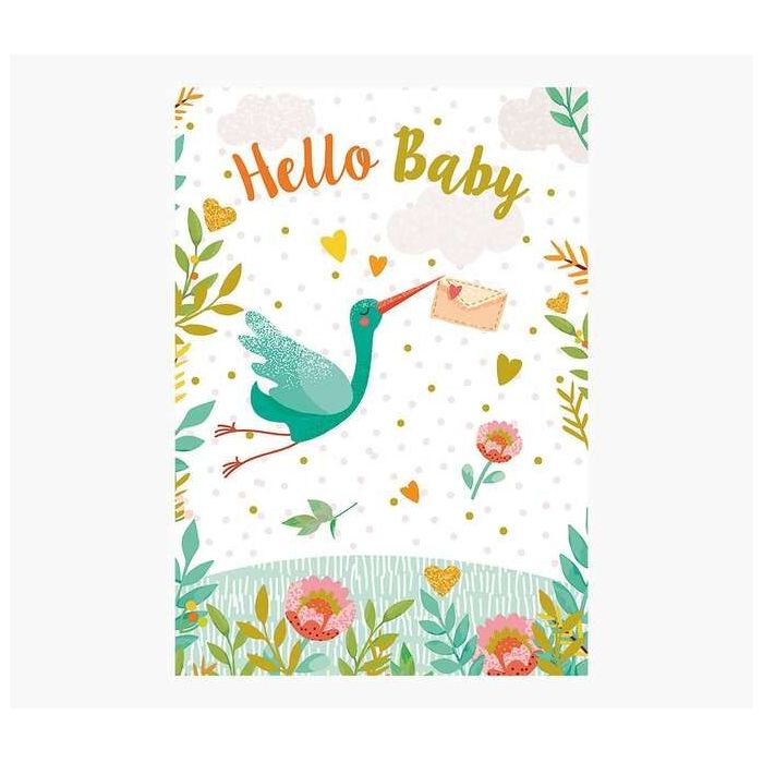 Pictura Tarjeta Zig-Zag - Tarjeta Coleccion Bebes - 15x22cm - Tematica Bebes - Tarjeta Triptica - Incluye Sobre Blanco - Papel c