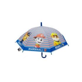 Safta Paw Patrol Pups Rule Paraguas Manual de 76cm - 8 Paneles - Asa y Punta de PVC - POE Transparente - Nervios de Acero de 8mm