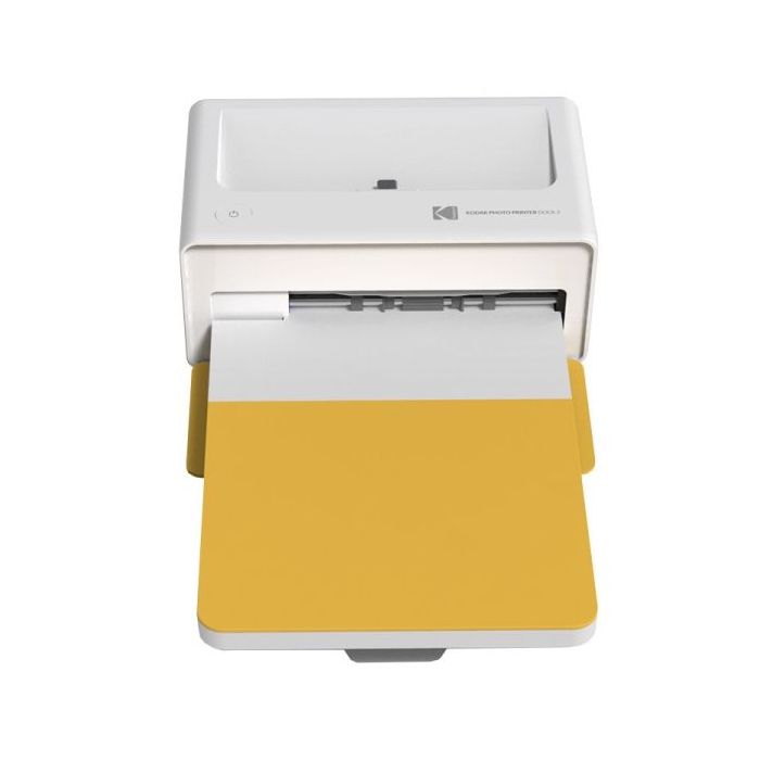 Kodak PD460 Impresora Fotografica Portatil - 300x300dpi - Tamaño de Foto 10x15cm - Color Blanco/Amarillo
