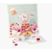 Pictura Tarjeta 3D Pop-Up Unicornio - 16x16cm - Tematica Unicornio - Embolsada Individualmente - Incluido Sobre Blanco - Papel c