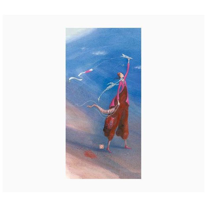 Pictura Gaëlle Boissonnard Tarjeta Doble - Acabado en Barniz de Relieve UV Grueso - Laminado Mate de Tacto Suave - 10.5x21cm - P