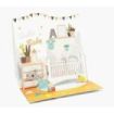 Pictura Tarjeta 3D Pop-Up - 16x16cm - Tematica Bebes - Embolsada Individualmente - Incluido Sobre Blanco - Papel con Certificaci
