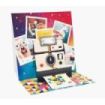 Pictura Tarjeta 3D Pop-Up Polaroid - 16x16cm - Tematica Polaroid - Embolsada Individualmente - Incluye Sobre Blanco - Papel con