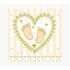 Pictura Tarjeta Arabesque - 16x16cm - Tematica Bebes - Tarjeta Triptica - Incluye Sobre Blanco - Papel con Certificacion FSC