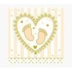 Pictura Tarjeta Arabesque - 16x16cm - Tematica Bebes - Tarjeta Triptica - Incluye Sobre Blanco - Papel con Certificacion FSC