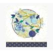 Pictura Tarjeta Arabesque - 16x16cm - Tematica Farolillos - Tarjeta Triptica - Incluye Sobre Blanco - Papel con Certificacion FS