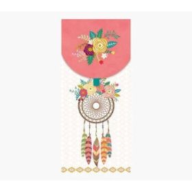 Pictura Tarjeta Money Cards - 9.6x21.3cm - Diseño Tematica Atrapasueños - Embolsada Individualmente - Incluye Sobre Blanco - Pap
