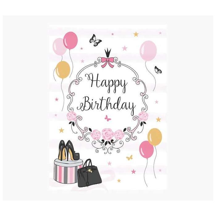 Pictura Tarjeta Zig-Zag - 16x16cm - Tematica Fiesta - Tarjeta Triptica sin Envoltorio - Incluye Sobre Blanco - Papel con Certifi