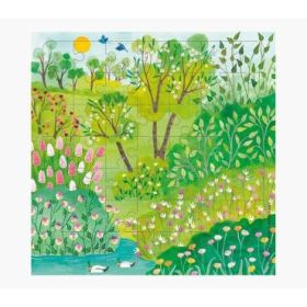 Pictura Tarjeta Puzzle - 15.5x15.5cm - Tematica Parque - 49 Piezas - Incluye Tarjeta Plegada y Sobre Blanco - Certificacion FSC