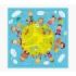 Pictura Tarjeta Puzzle - 15.5x15.5cm - Tematica Infantil - 25 Piezas - Incluye Sobre Blanco - Certificacion FSC