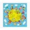 Pictura Tarjeta Puzzle - 15.5x15.5cm - Tematica Infantil - 25 Piezas - Incluye Sobre Blanco - Certificacion FSC