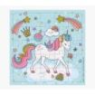 Pictura Tarjeta Puzzle Unicornio - 15.5x15.5cm - 25 Piezas - Tematica Unicornio - Incluye Tarjeta Plegada y Sobre Blanco - Certi