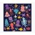 Pictura Tarjeta Puzzle - 15.5x15.5cm - Tematica Animales Marinos - 25 Piezas - Incluye Tarjeta Plegada y Sobre Blanco - Certific