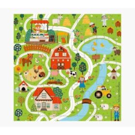 Pictura Tarjeta Puzzle - 15.5x15.5cm - Tematica Caminos de Pueblo - 25 Piezas - Incluye Tarjeta Plegada y Sobre Blanco - Certifi