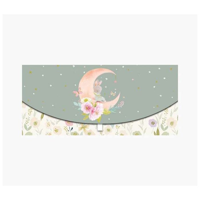 Pictura Tarjeta Money Cards - Formato Horizontal - Tematica Luna - 21.3x9.6cm - Embolsada Individualmente - Incluido Sobre Blanc