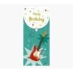 Pictura Tarjeta Money Cards - Tarjeta de Regalo Vertical - Tematica Guitarra - 9.6x21.3cm - Embolsada Individualmente en Celofan