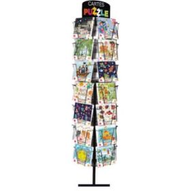 Pictura Expositor Puzzle - 15.5x15.5cm - 35 Compartimentos - Capacidad para 210 Tarjetas - Impresas en Papel con Certificacion F