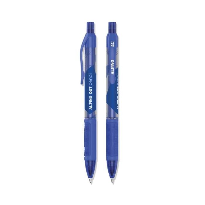 Alpino Dot Portaminas 0,5mm - Agarre Comodo - Goma de Borrar - Color Azul