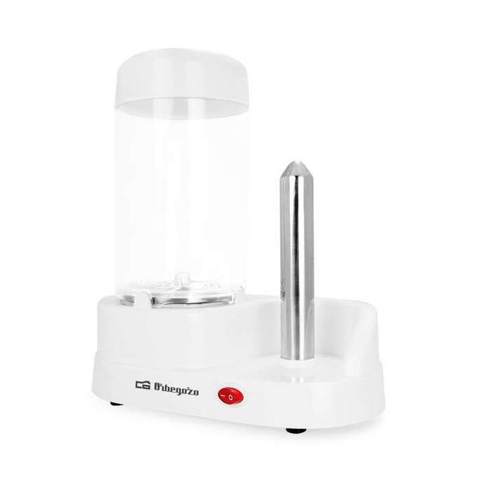 Orbegozo PR 3500 Maquina para Perritos Calientes - hasta 6 Salchichas - Punzon de Acero Inoxidable - Cubeta Antiadherente - Reci