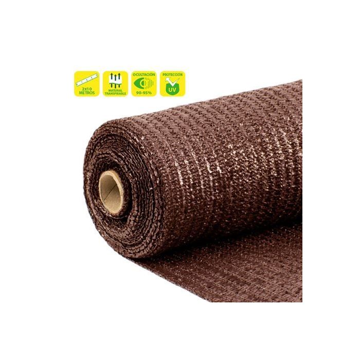 Sungarden Malla de Sombreo 2x10m - Color Marron